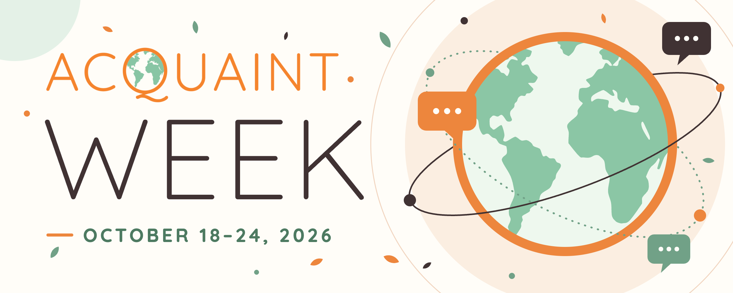 Acquaint Week, October 18–24, 2026