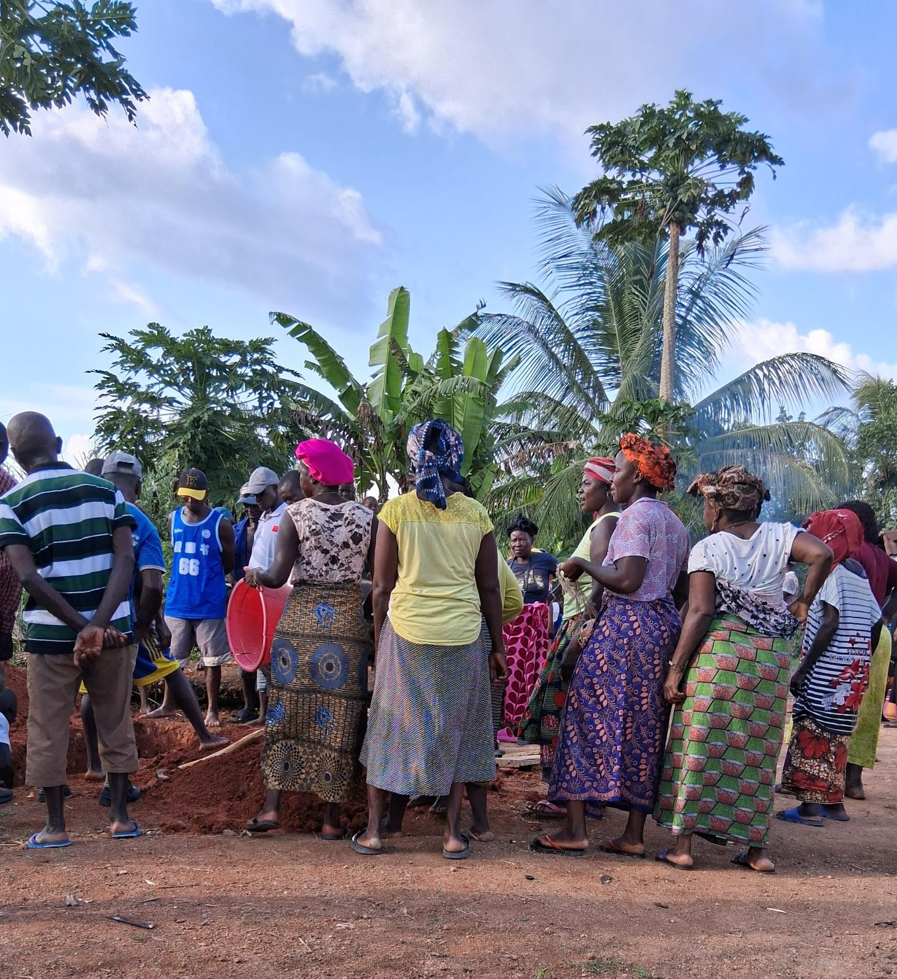 People gathering in conversation