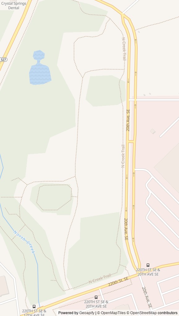 North Creek Trail and 20th Ave SE Bothel Bus Stop